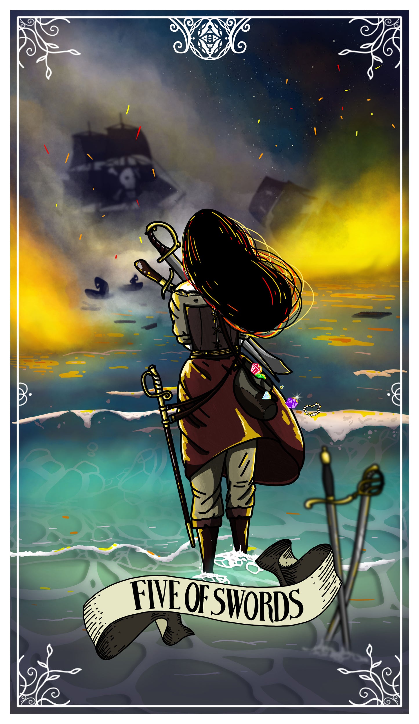 5x7" Prints from Tarot of the Guiding Muse